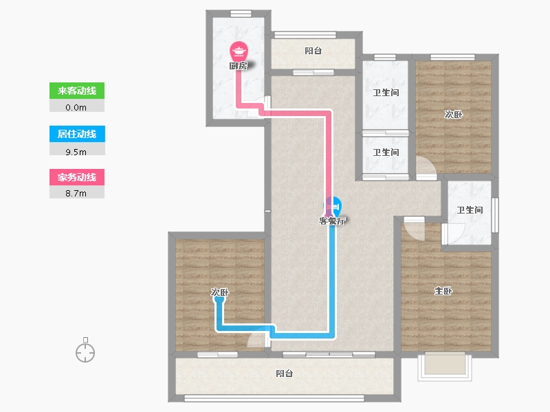 山东省-滨州市-金城国际-116.00-户型库-动静线