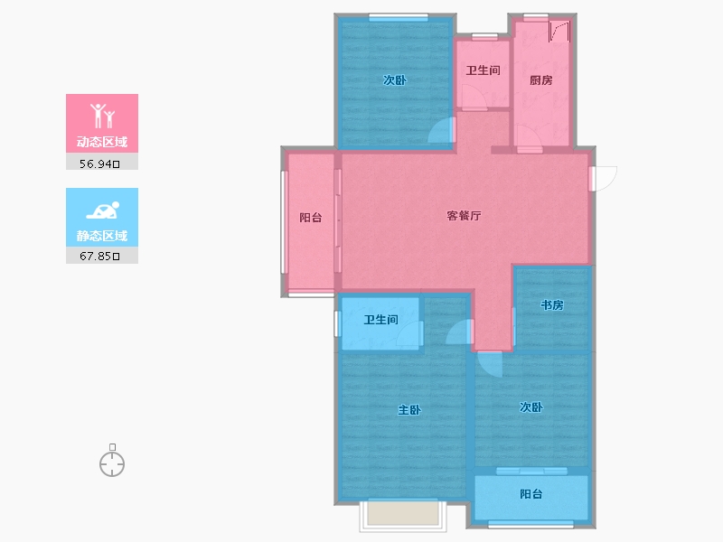 河南省-濮阳市-开州城投佳园-112.00-户型库-动静分区