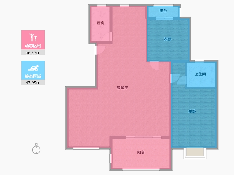 浙江省-杭州市-祥瑞家园-133.00-户型库-动静分区