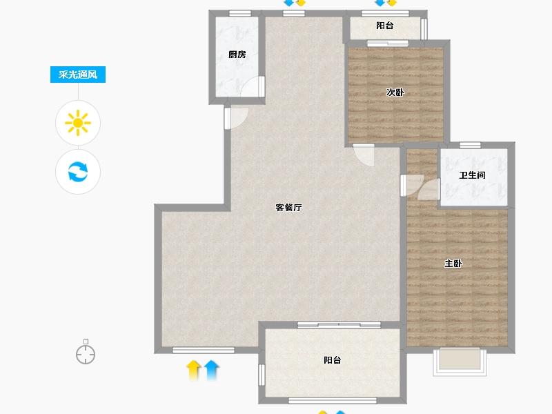 浙江省-杭州市-祥瑞家园-133.00-户型库-采光通风