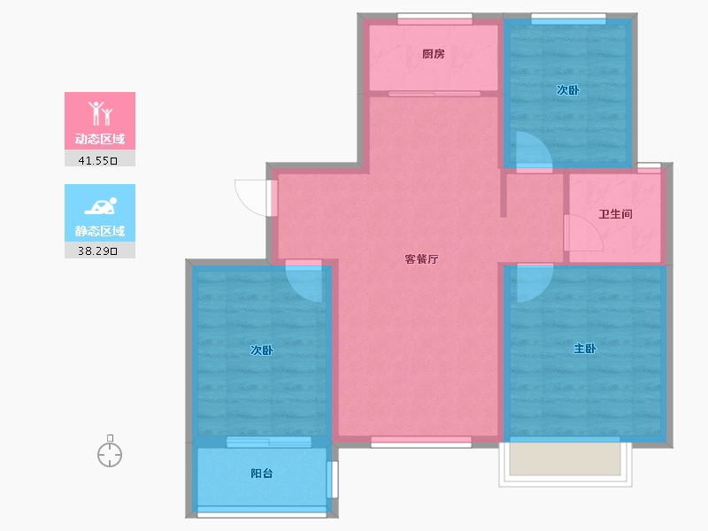 河北省-沧州市-瀛洲悦府-79.00-户型库-动静分区