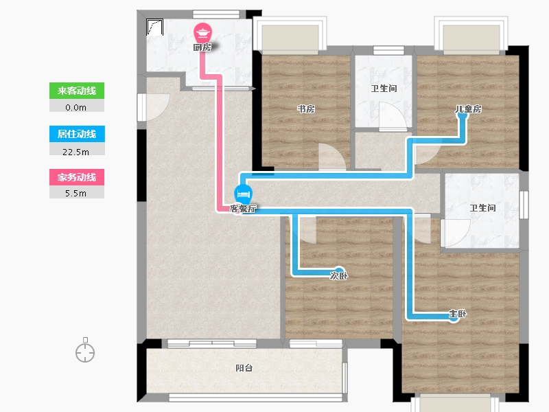 江西省-南昌市-正荣棠悦-98.00-户型库-动静线