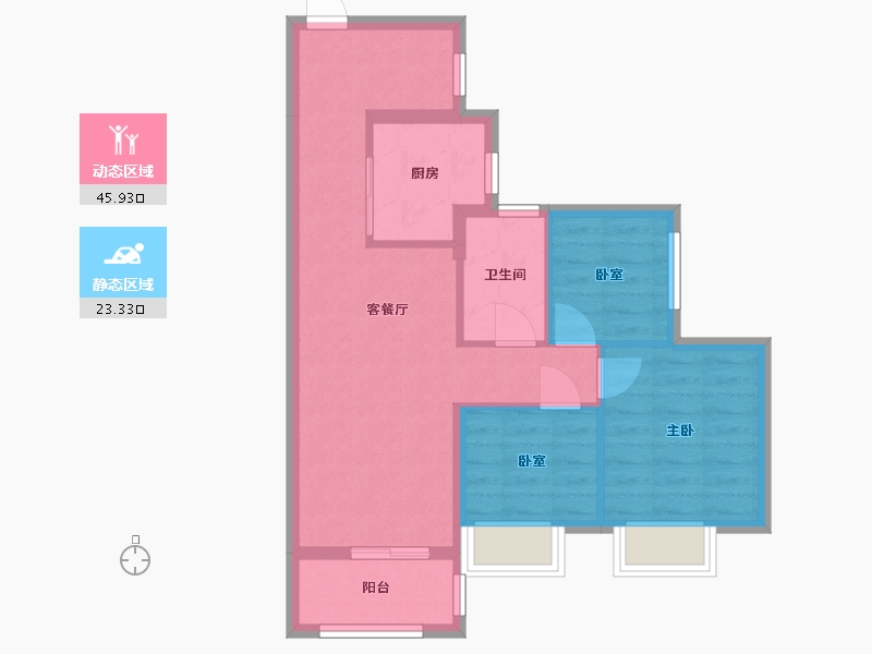 广东省-广州市-中建|鄂旅投·岭南悦府-75.00-户型库-动静分区