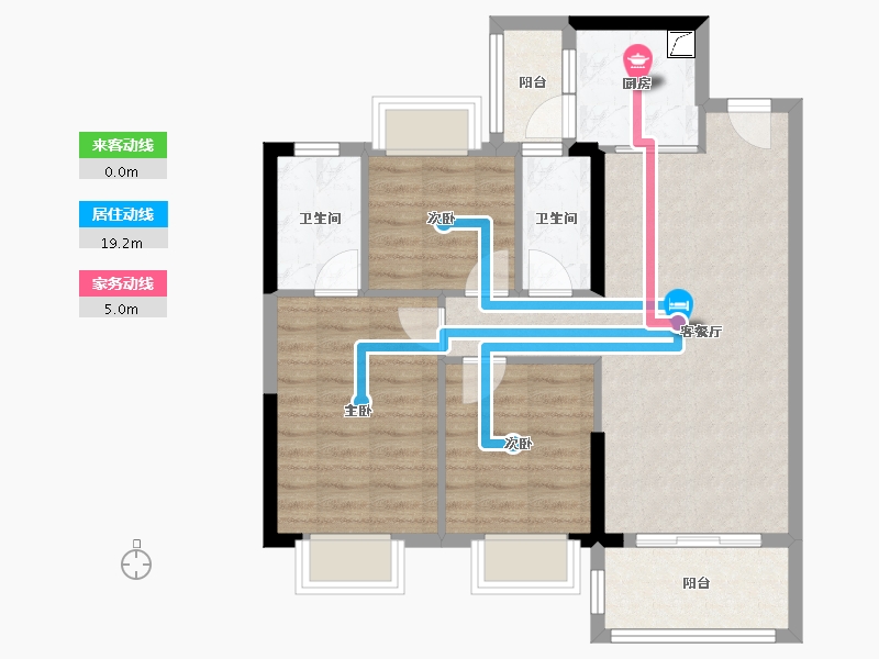 广东省-肇庆市-华英城-汇景湾-78.65-户型库-动静线