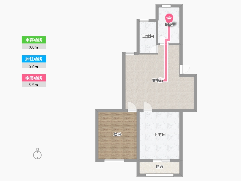 江苏省-南京市-康华新村-80.00-户型库-动静线