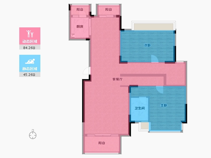 广西壮族自治区-南宁市-中国铁建安吉山语城-138.27-户型库-动静分区