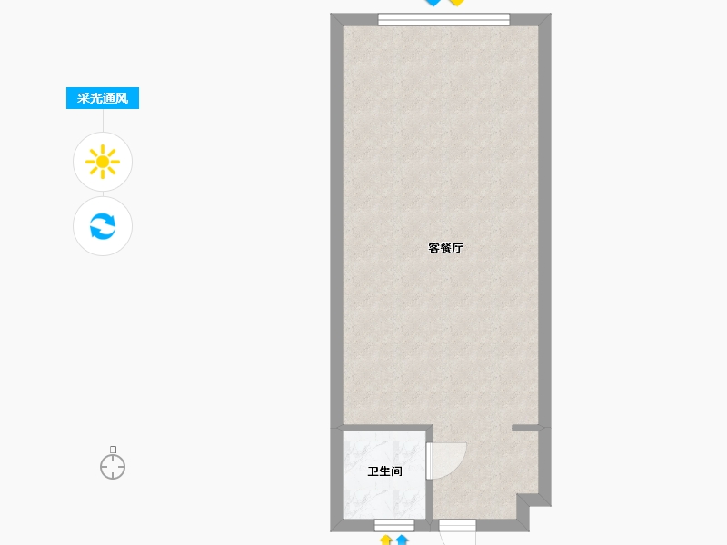 黑龙江省-鹤岗市-侨州花园-37.00-户型库-采光通风