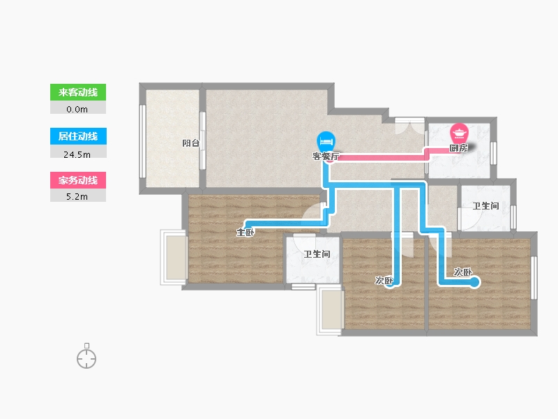 河南省-洛阳市-汝阳府二期上院-99.00-户型库-动静线