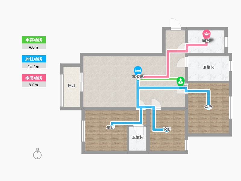 河北省-邢台市-吕家屯新区-97.00-户型库-动静线