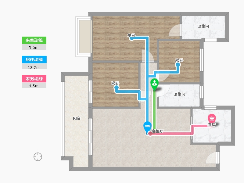 福建省-泉州市-源昌江南城-89.00-户型库-动静线