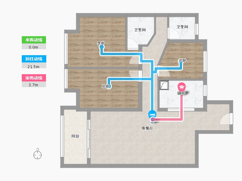 江苏省-宿迁市-泗洪县半岛国际-98.35-户型库-动静线