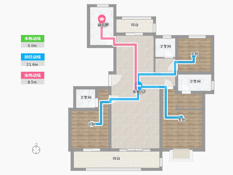 河南省-三门峡市-金渠国风苑-112.00-户型库-动静线