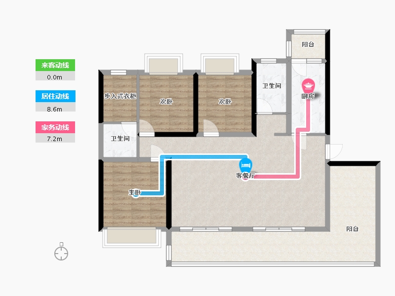 四川省-绵阳市-绵州水郡-118.00-户型库-动静线