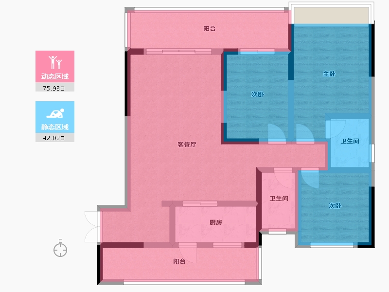 贵州省-黔西南布依族苗族自治州-九重院-115.00-户型库-动静分区