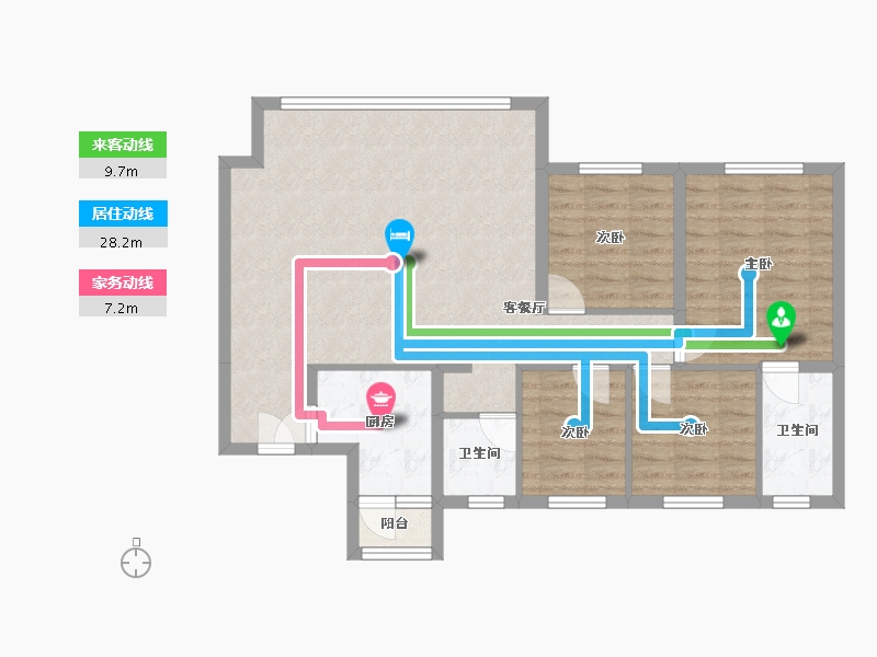 四川省-成都市-首开中环云樾-120.00-户型库-动静线