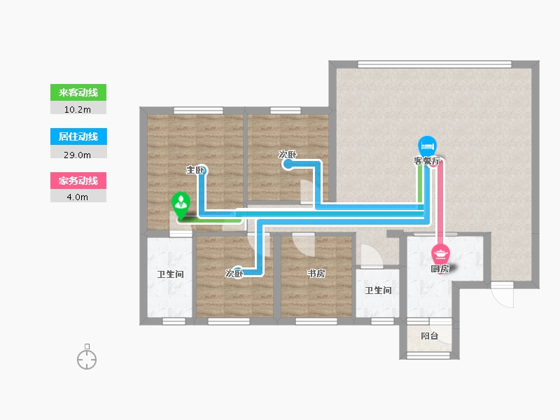 四川省-成都市-首开中环云樾-98.00-户型库-动静线