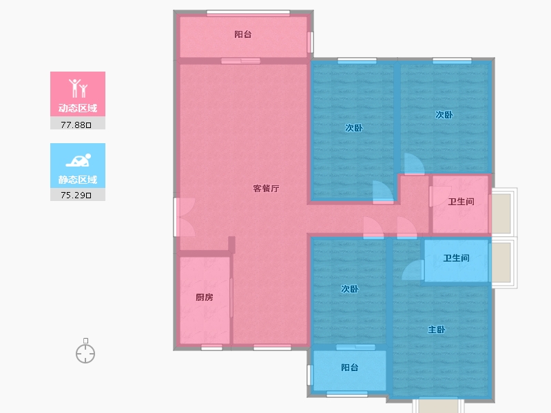 福建省-莆田市-万和新城首府-136.00-户型库-动静分区