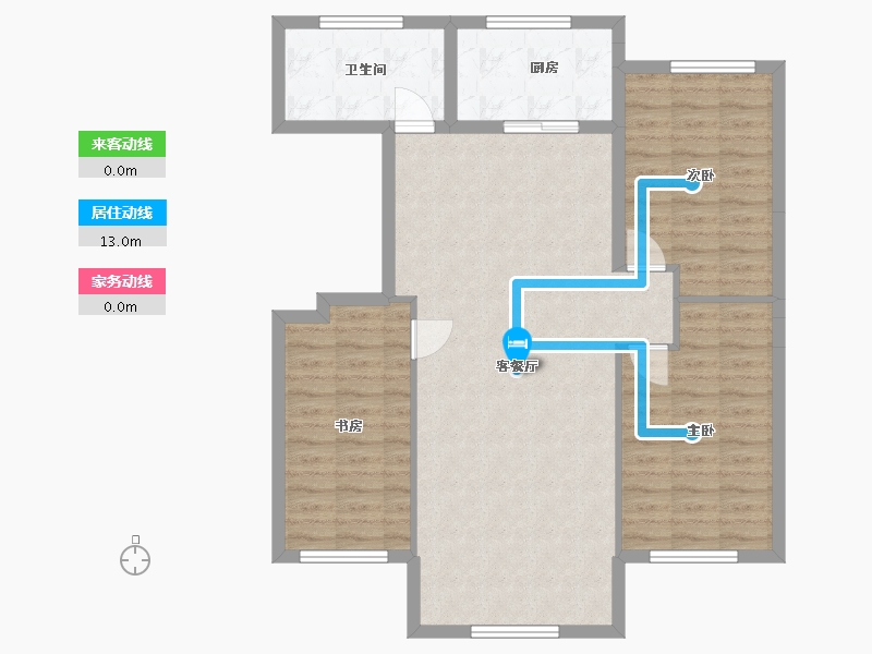 甘肃省-酒泉市-漳县嘉园-98.00-户型库-动静线