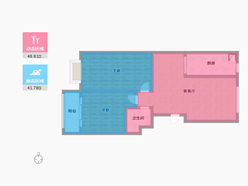 山东省-菏泽市-御景华府-90.00-户型库-动静分区