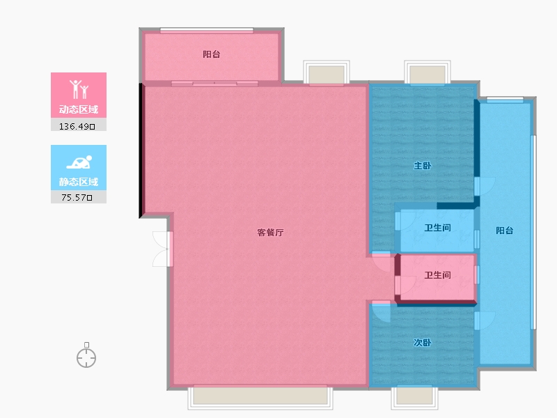 海南省-海口市-华盛御品-262.00-户型库-动静分区