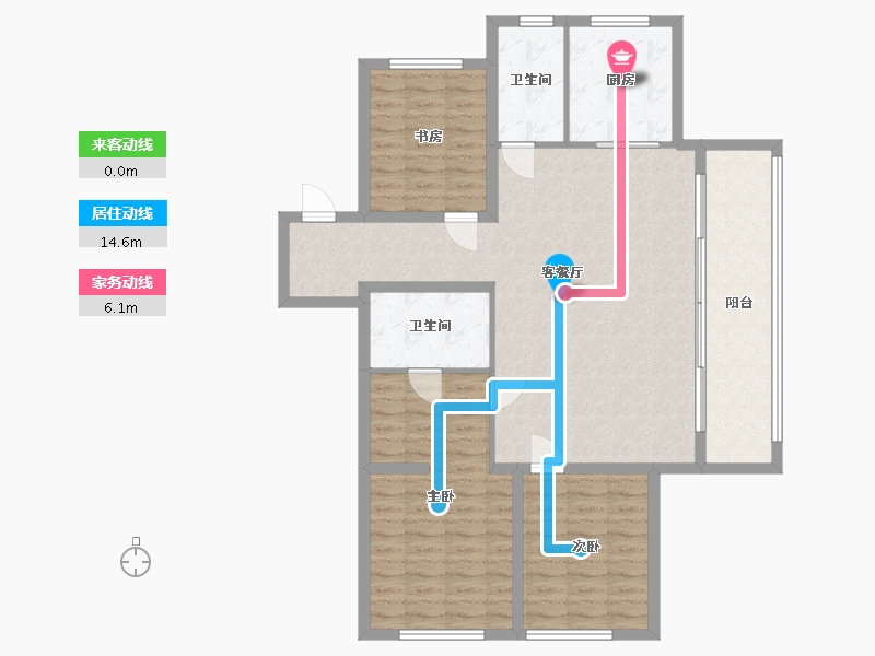 山东省-青岛市-维多利亚湾-118.00-户型库-动静线