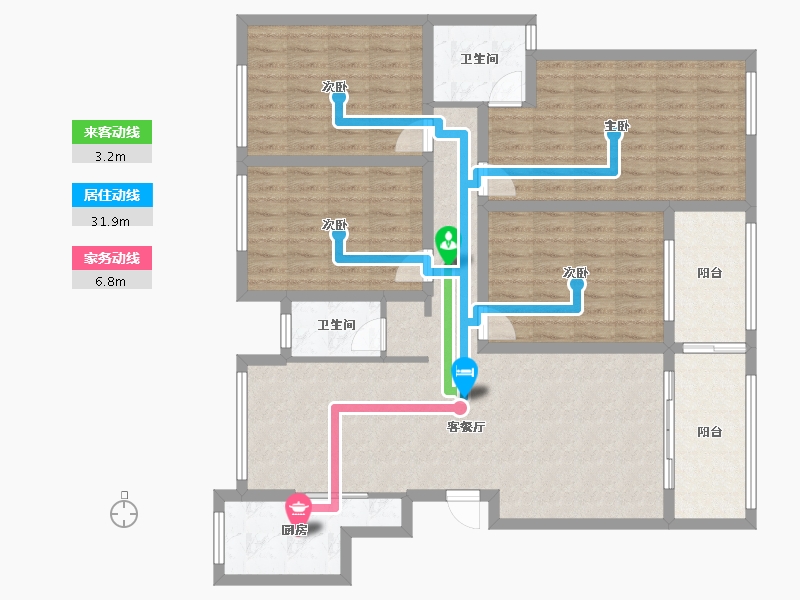 江西省-赣州市-财富广场-120.00-户型库-动静线