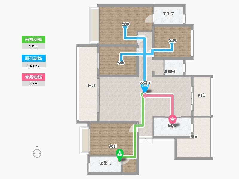 河南省-南阳市-正和府-180.00-户型库-动静线