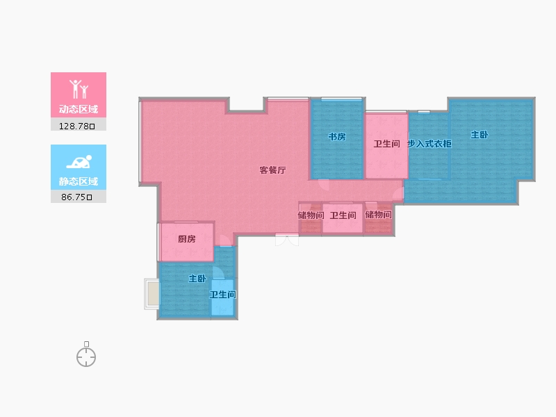 上海-上海市-静安大平-250.00-户型库-动静分区