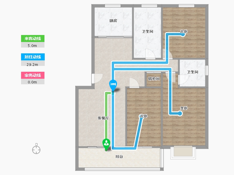 江苏省-南通市-东江嘉园-102.00-户型库-动静线