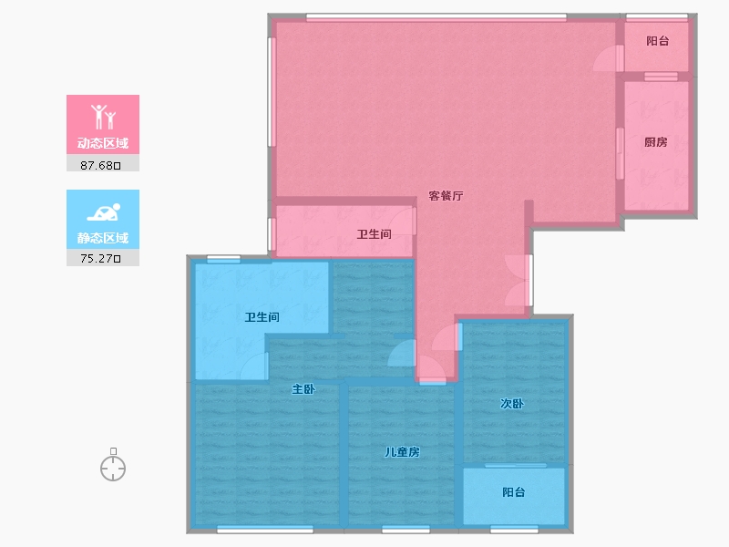 山东省-烟台市-万科·天琴湾-148.20-户型库-动静分区