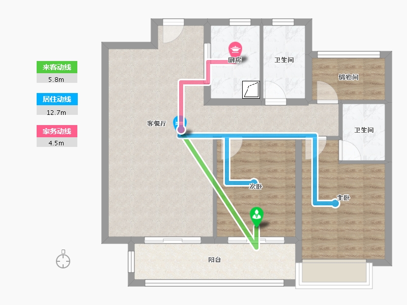 安徽省-亳州市-鼎吉万和府-82.34-户型库-动静线