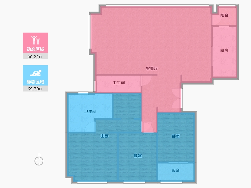 山东省-烟台市-万科·天琴湾-148.20-户型库-动静分区