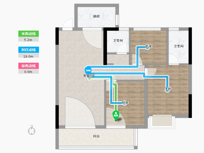 江西省-赣州市-星州润达城·璟园-78.31-户型库-动静线