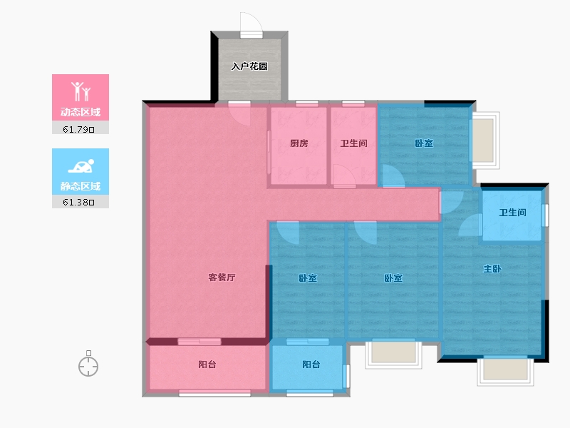 广东省-清远市-广英花园-119.21-户型库-动静分区