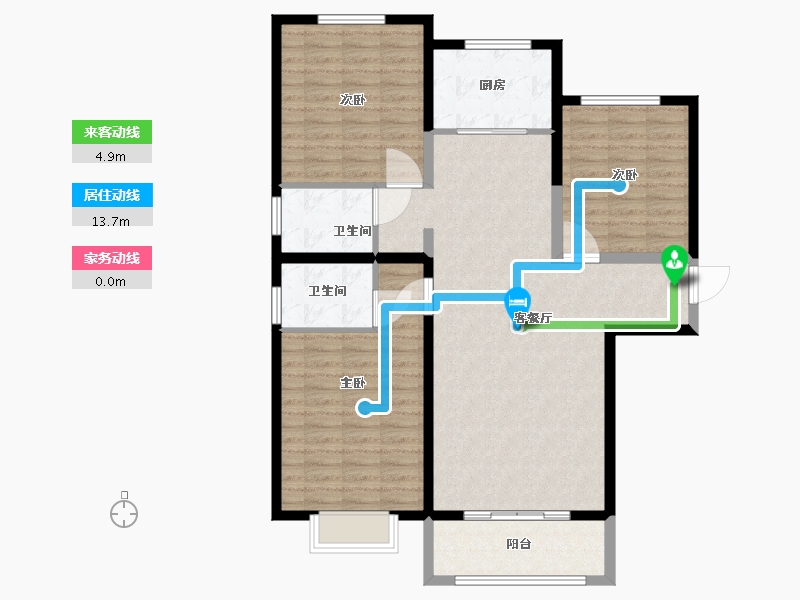 河南省-新乡市-蓝堡湾-112.00-户型库-动静线