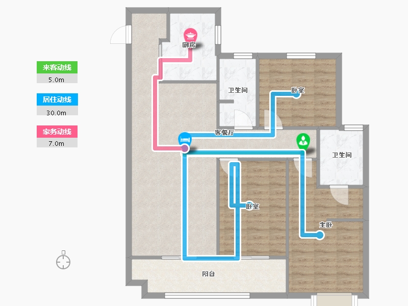 陕西省-西安市-旭辉国悦府-99.00-户型库-动静线