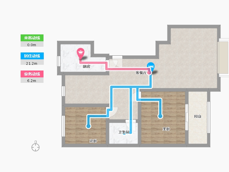 山西省-运城市-铁韵江南-106.00-户型库-动静线