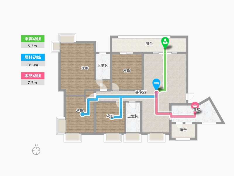 四川省-成都市-新鸿基悦城-149.50-户型库-动静线