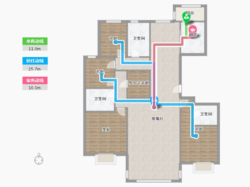 河北省-廊坊市-狮子城海棠园-170.00-户型库-动静线