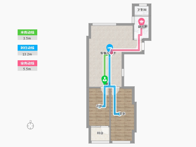 广东省-广州市-素社社区-58.00-户型库-动静线