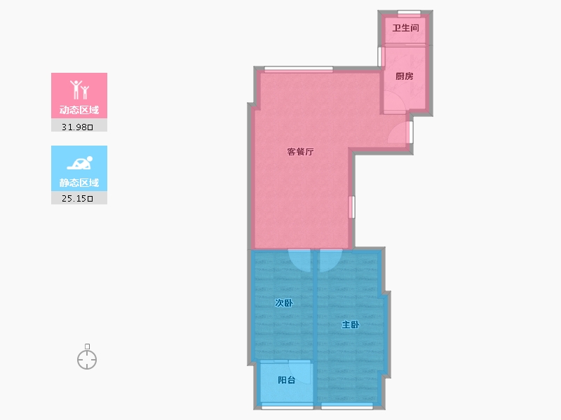 广东省-广州市-素社社区-58.00-户型库-动静分区