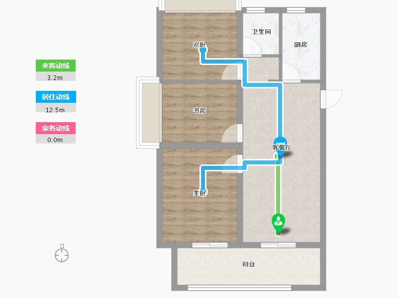 广西壮族自治区-贵港市-吾悦和府-77.00-户型库-动静线