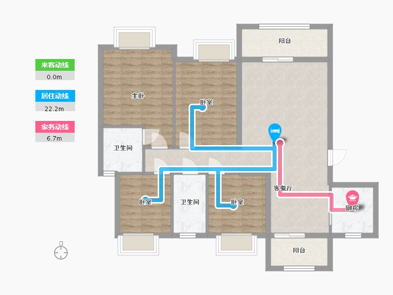 广东省-清远市-华府壹号-115.00-户型库-动静线