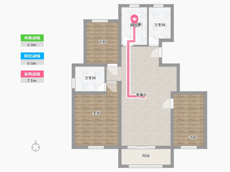 浙江省-衢州市-阳光名都-92.21-户型库-动静线