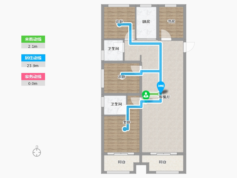 河南省-驻马店市-天中上境-四期-115.00-户型库-动静线