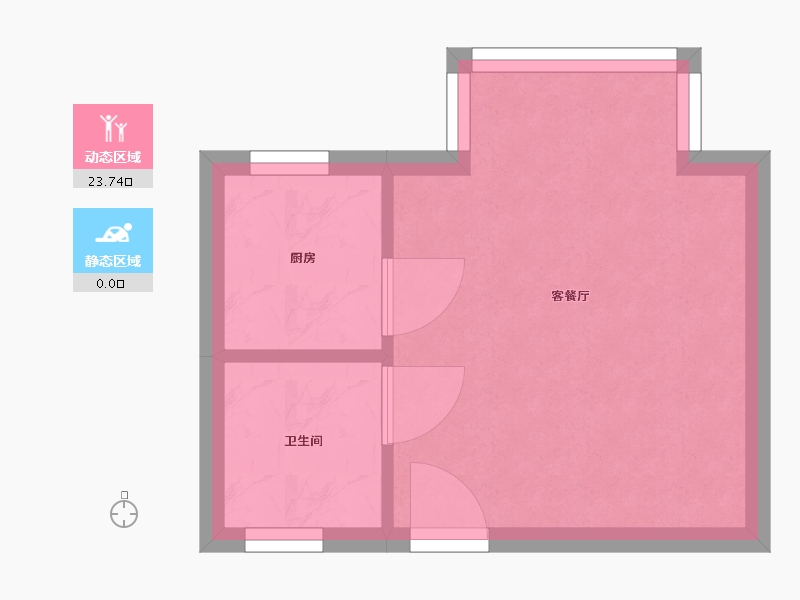 浙江省-嘉兴市-金桥假日丽厦-29.00-户型库-动静分区