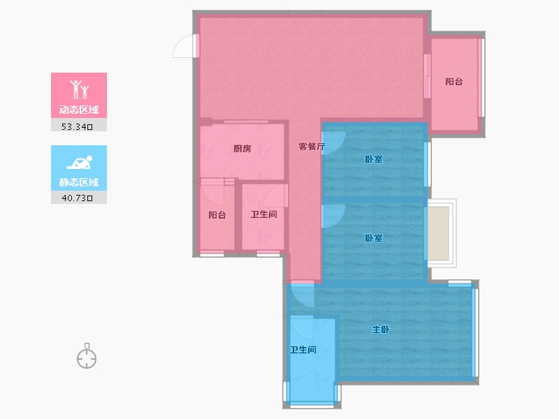 广西壮族自治区-南宁市-天健城-97.00-户型库-动静分区