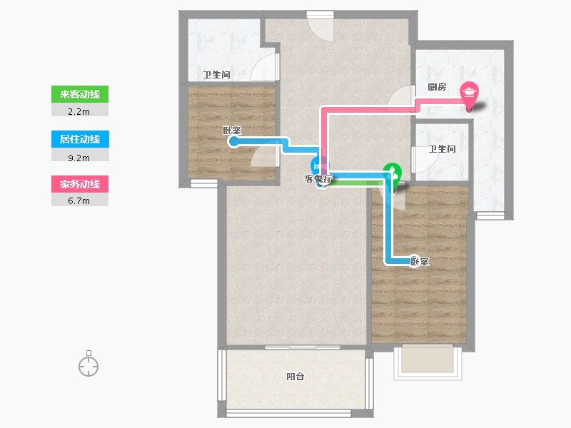 河北省-保定市-京南一品-78.00-户型库-动静线