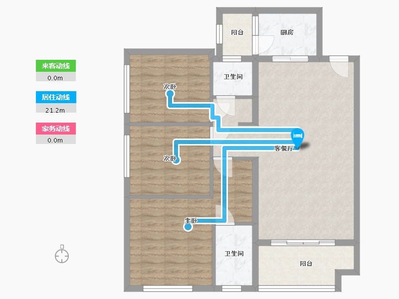 四川省-自贡市-远达御景-110.00-户型库-动静线