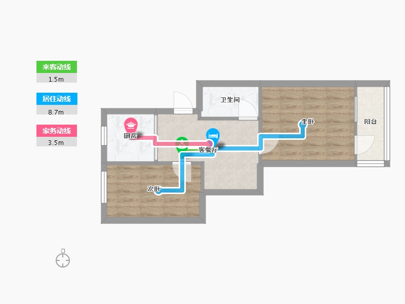 江苏省-南京市-长虹路111号-40.20-户型库-动静线